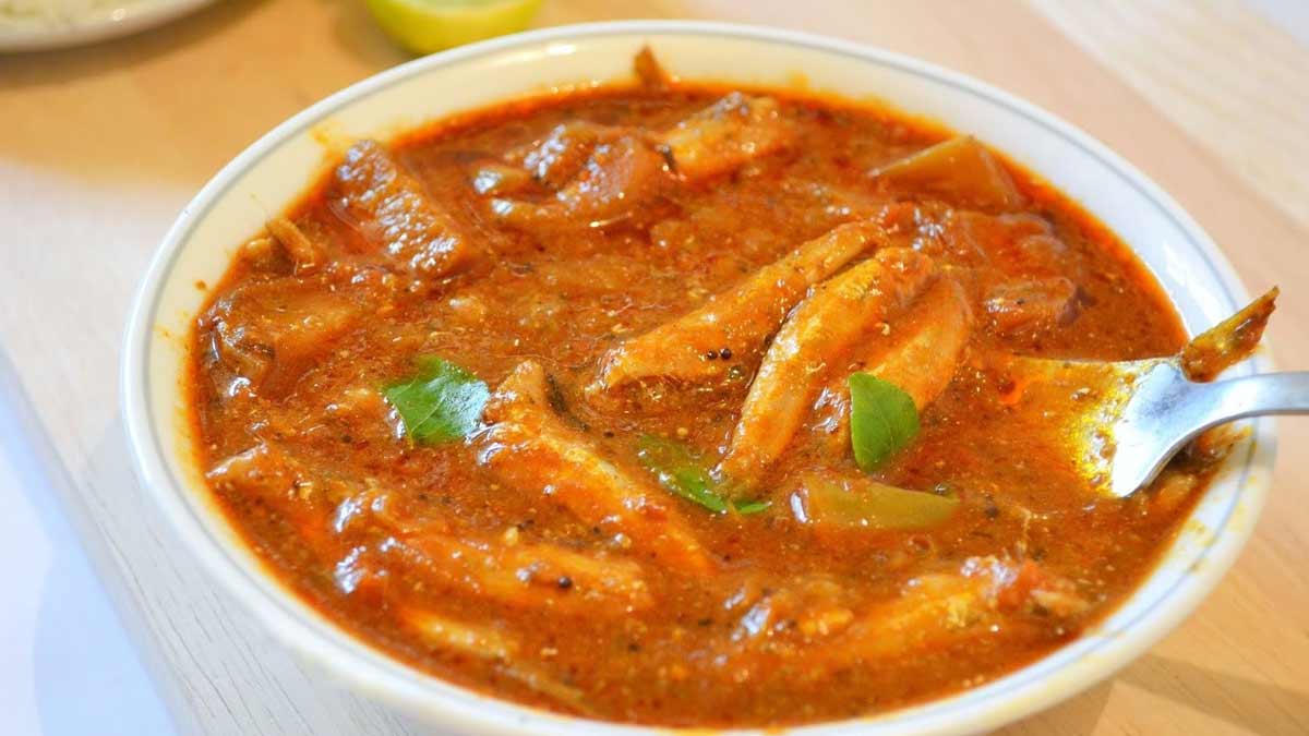 பால் சுறா கருவாடு குழம்பு